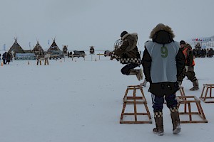 Прыжки через нарты