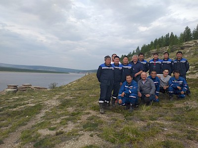 Коллектив Оленекской РЭС